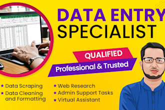 be your data entry specialist
