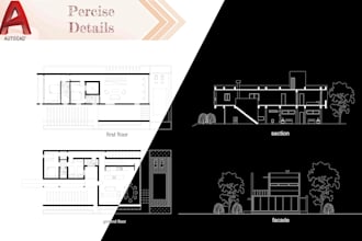 convert pdf, sketch or image to autocad drawing