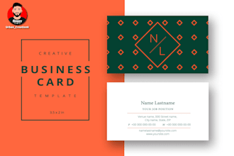 design a creative and minimalist business card
