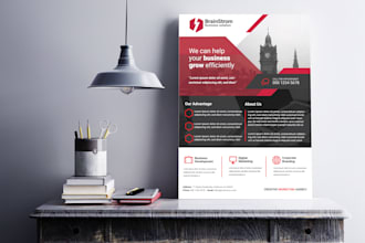 design a professional business brochure and flyer