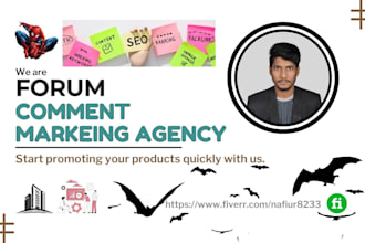 create high quality 50 forum comment posting backlinks