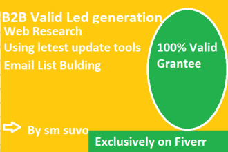 b2b lead generation and build valid email list