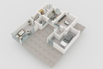 create 3d floor plan