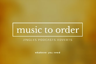 make original music to order