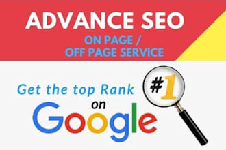 do on page and off page seo for google ranking