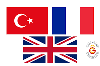 translate and proofread english, turkish and french