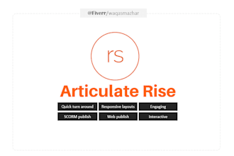 develop elearning courses in articulate rise