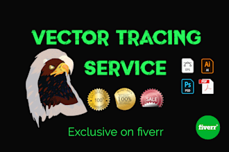 recreate logo to a vector with transparent background image