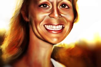 make a comic style portrait or caricature of you