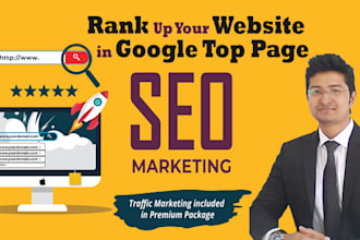 top rank up your website on google 1st page with SEO