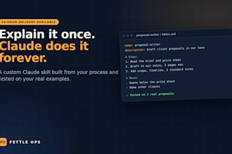 build a custom claude skill for your business from your sop