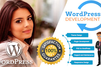 develop a wordpress website
