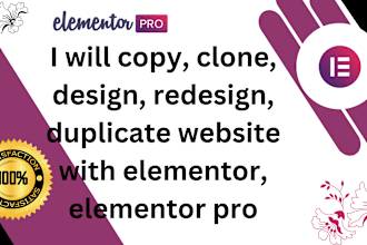 copy, clone or duplicate wordpress website design with elementor or pro