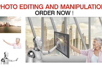 do professional photo manipulation, editing in photoshop