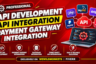 create api, integrate api, integrate payment gateway