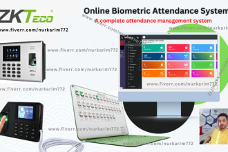 make an online biometric attendance system