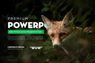 design a powerpoint presentation and template