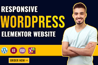 develop wordpress website design with responsive web design