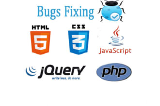 develop, and fix website using HTML, CSS, javascript, PHP
