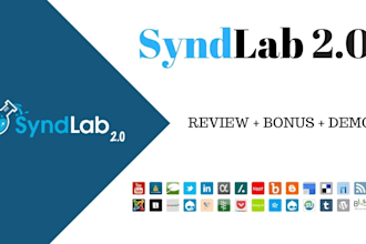 create social accounts for syndlab online tool