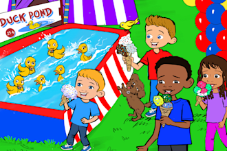 draw professional children story book illustration and cover
