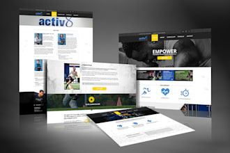 create a full customized website