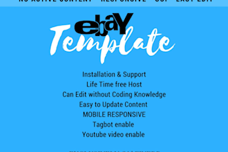 create responsive ebay listing template