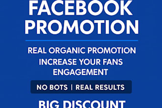 do organic facebook page promotion