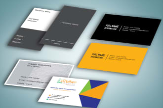 design an amazing business cards, letterheads, stationery designs