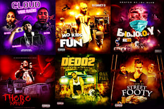 design professional mixtape album covers, posters or flyers