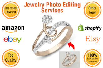 retouch your jewelry images to professional HD quality