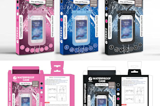 design professional packing box or label with 3dmockup
