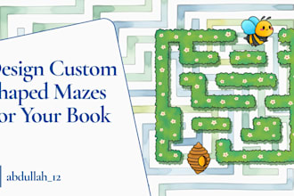 design custom shaped mazes for your KDP activity book