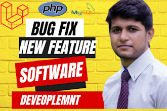 develop and fix your software with php and laravel