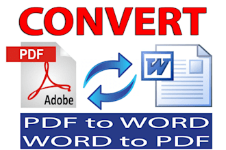 convert pdf to word or word to pdf