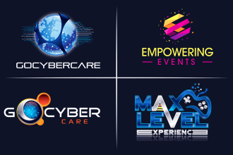 transform your brand into a trendy 3d logo design