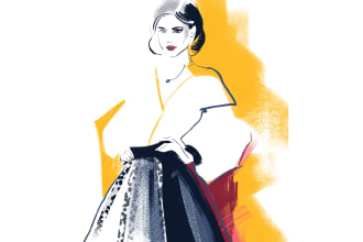 design your advertisement or fashion illustration