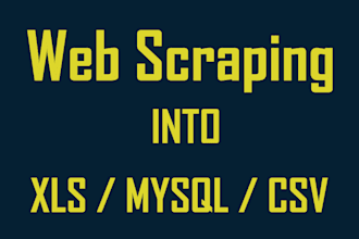 do web scraping for any websites