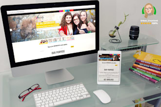 create wordpress website design and development