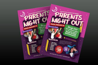 design a school,education,university or summer camp flyer