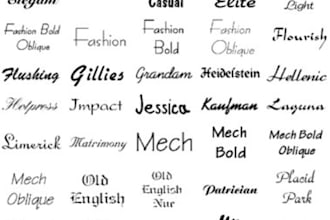find the best free fonts only for your company or brand name