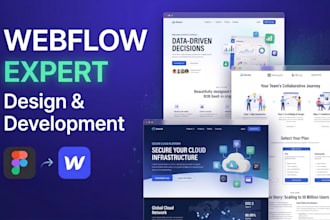 develop a modern webflow website, figma to webflow developer