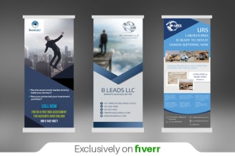 design indoor and outdoor roll up banners for your business