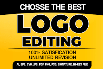 edit, vectorize, recreate, transparent png, anything from logo