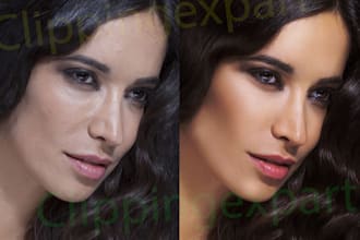 retouching fashion, family, headshot and portrait images