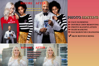 do object adding, body slimming, background cut out removing