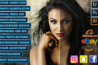 do high end photo retouching and photo editing