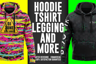 do all over sublimation hoodie, t shirt, sweatshirt design