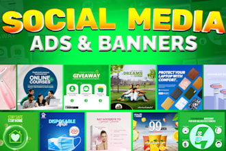 do professional social media ads, banners, thumbnails, and marketing visuals