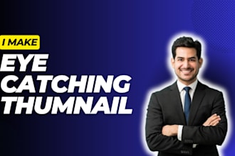 design an attractive and catchy youtube thumbnail for video